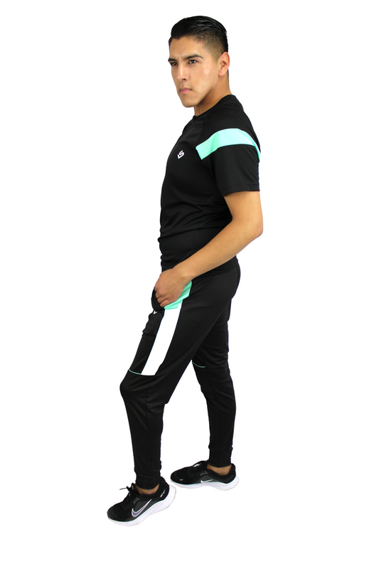 Jogger deportivo color negro para caballero