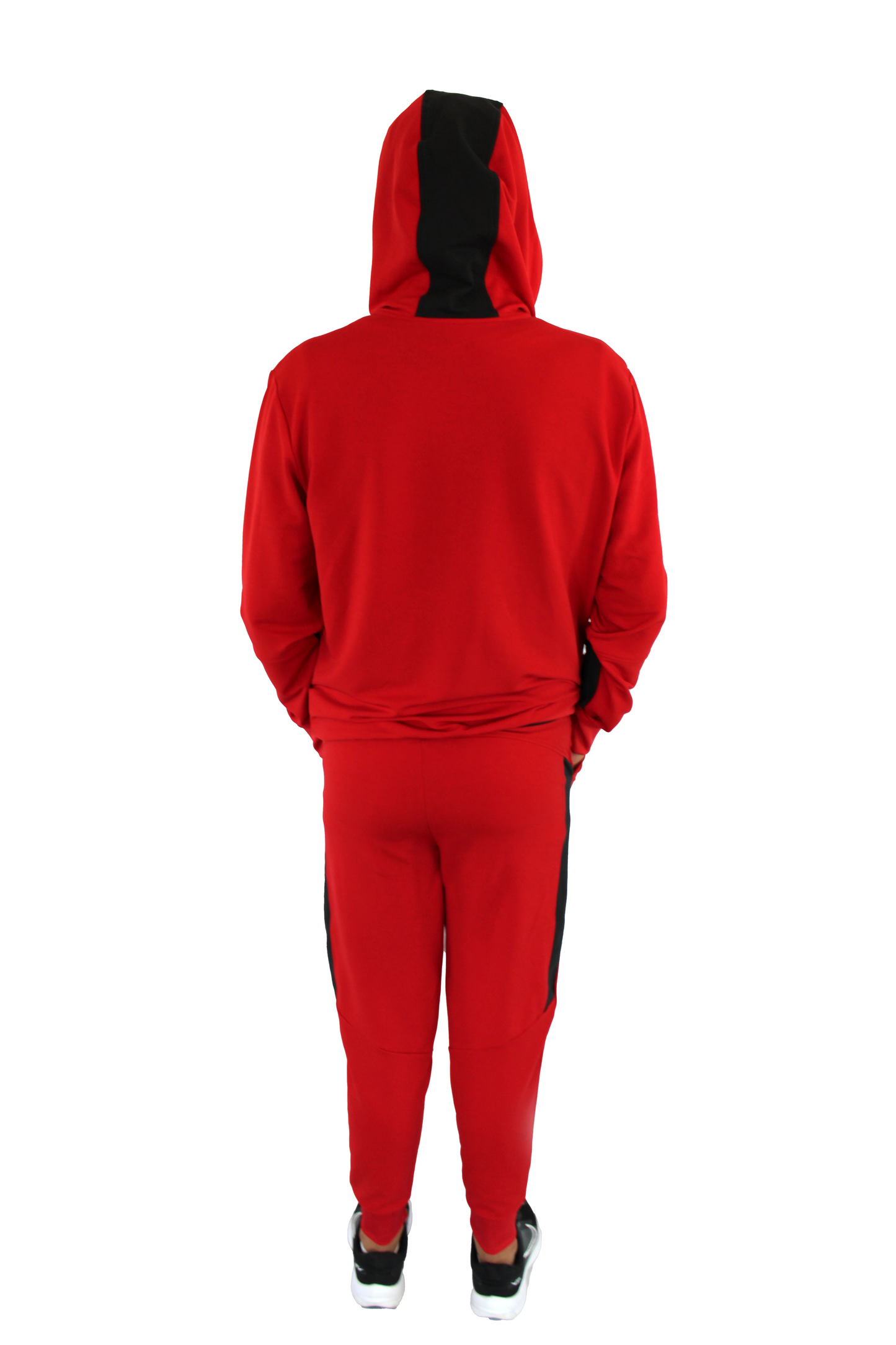 Jogger caballero rojo con negro